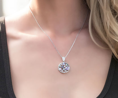 Secret Garden Crystal Pendant Necklace