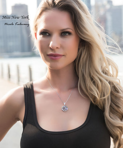 Secret Garden Crystal Pendant Necklace