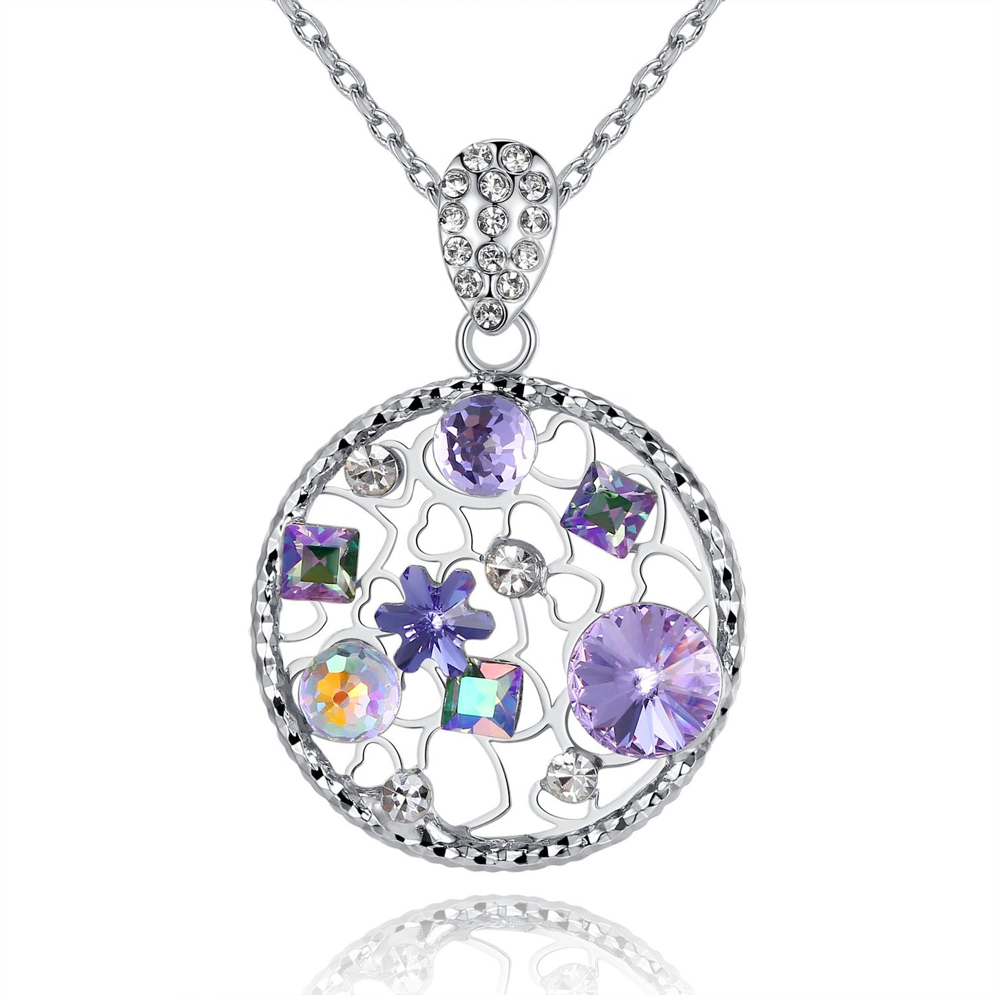 Secret Garden Crystal Pendant Necklace
