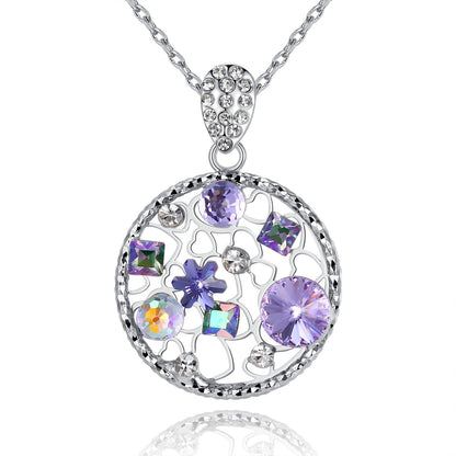 Secret Garden Crystal Pendant Necklace