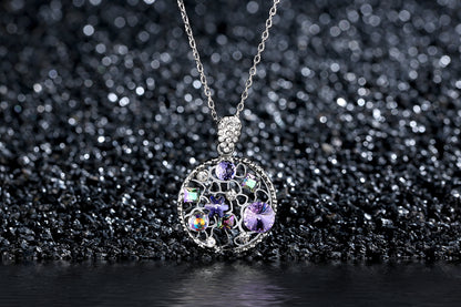Secret Garden Crystal Pendant Necklace