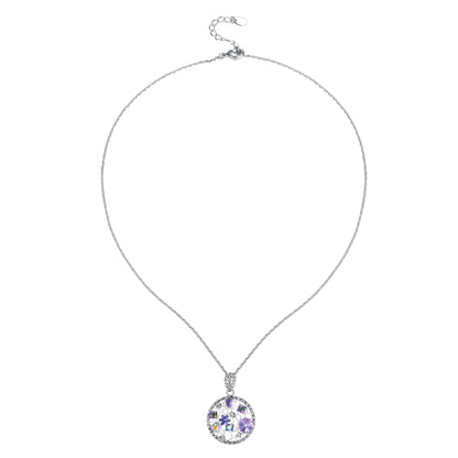 Secret Garden Crystal Pendant Necklace