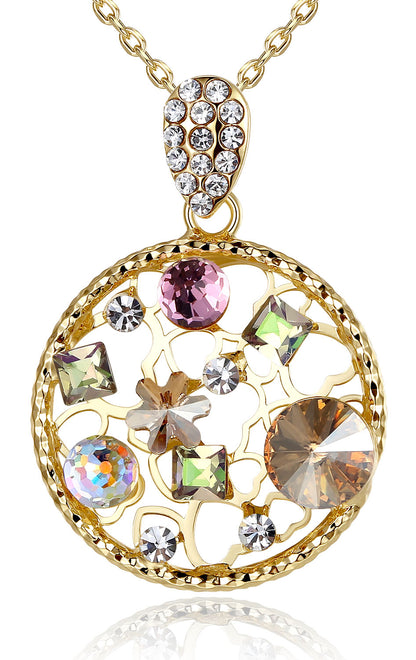 Secret Garden Crystal Pendant Necklace